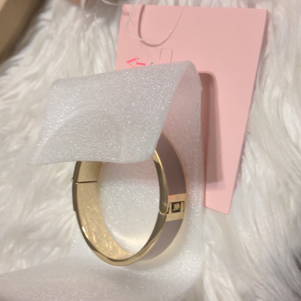 Stella & dot rebel bangle blush bracelet rigide rebelle